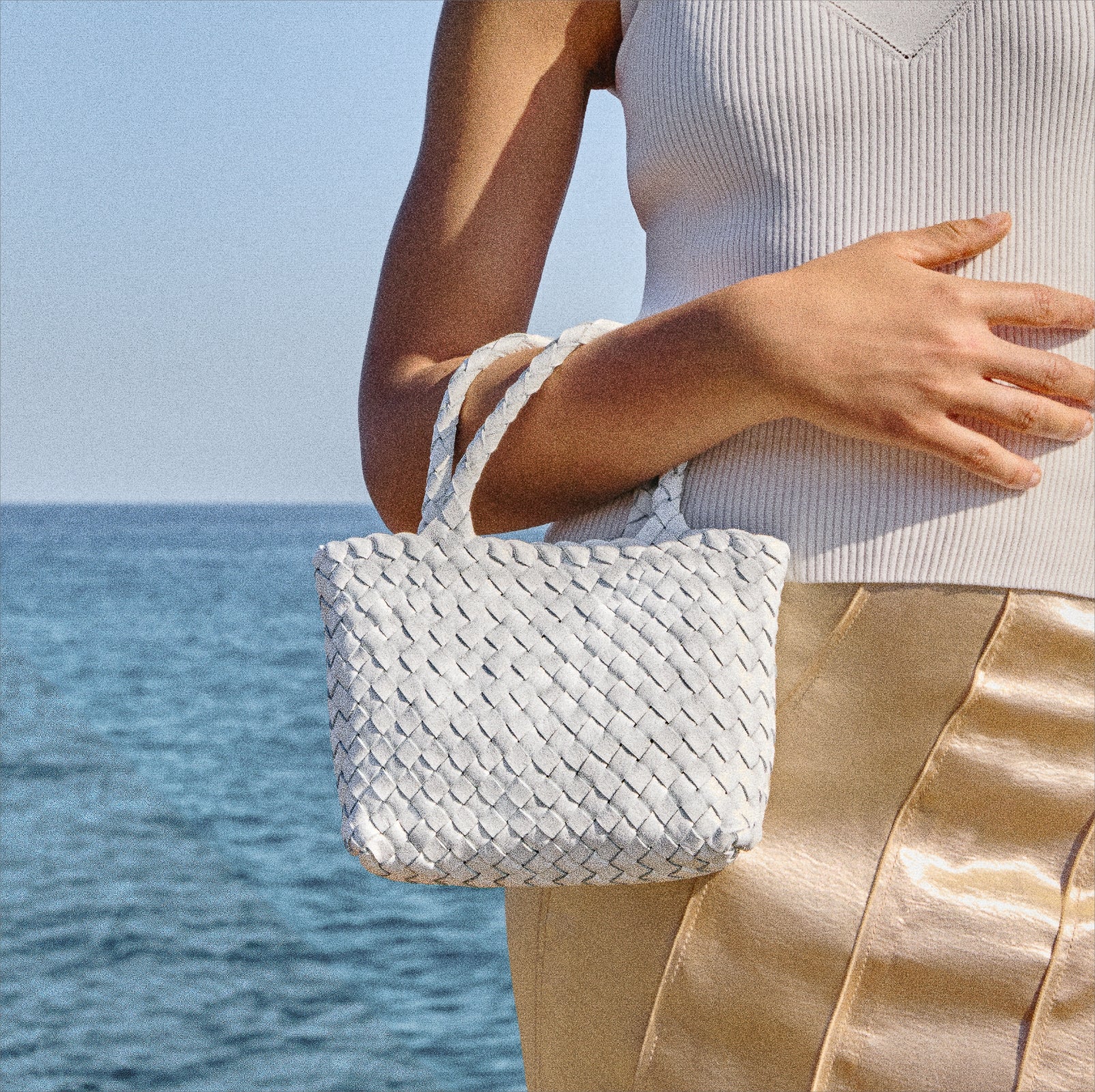 El bolso tejido Micro Elena MILANER