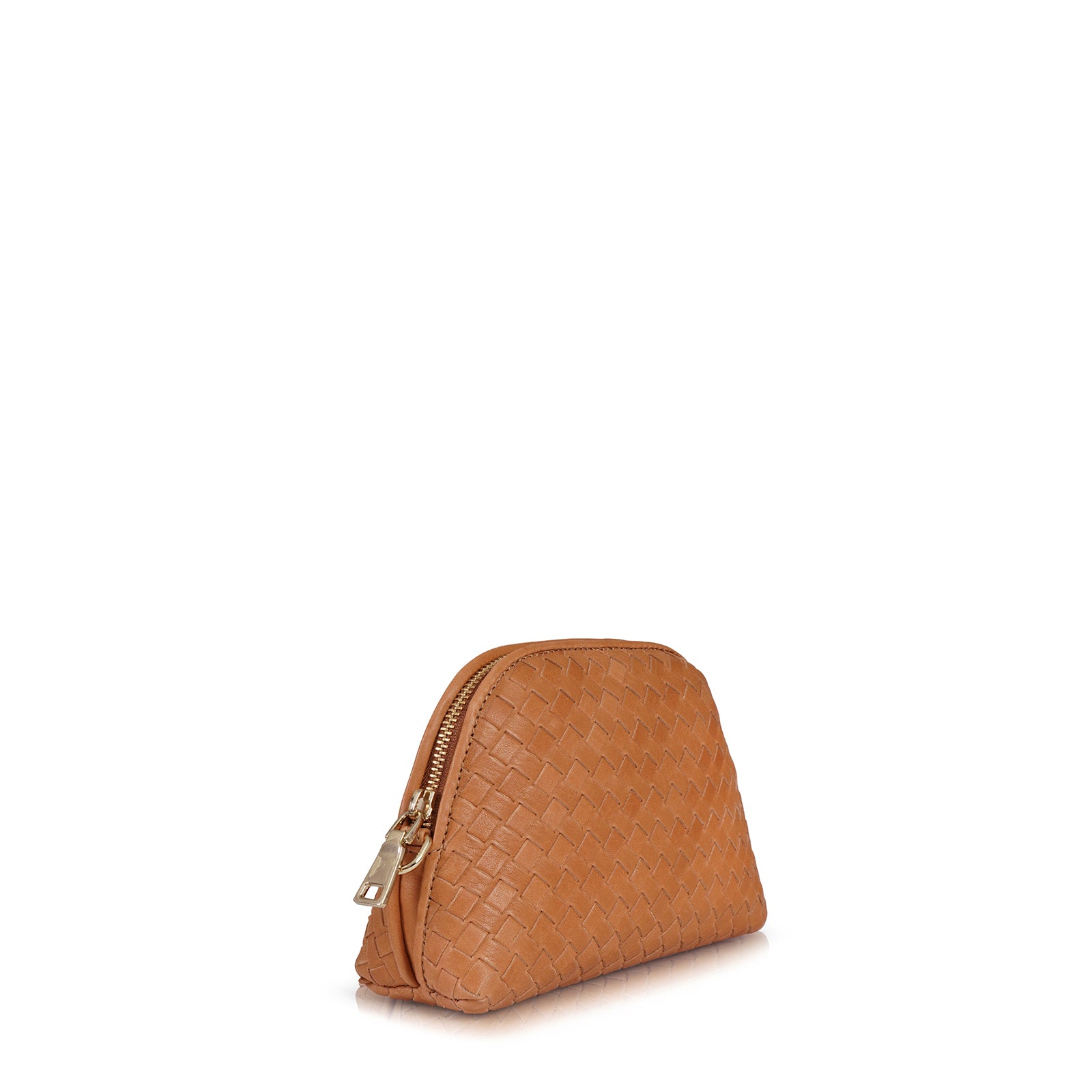 The Julia Woven Leather Clutch Bag - MILANER