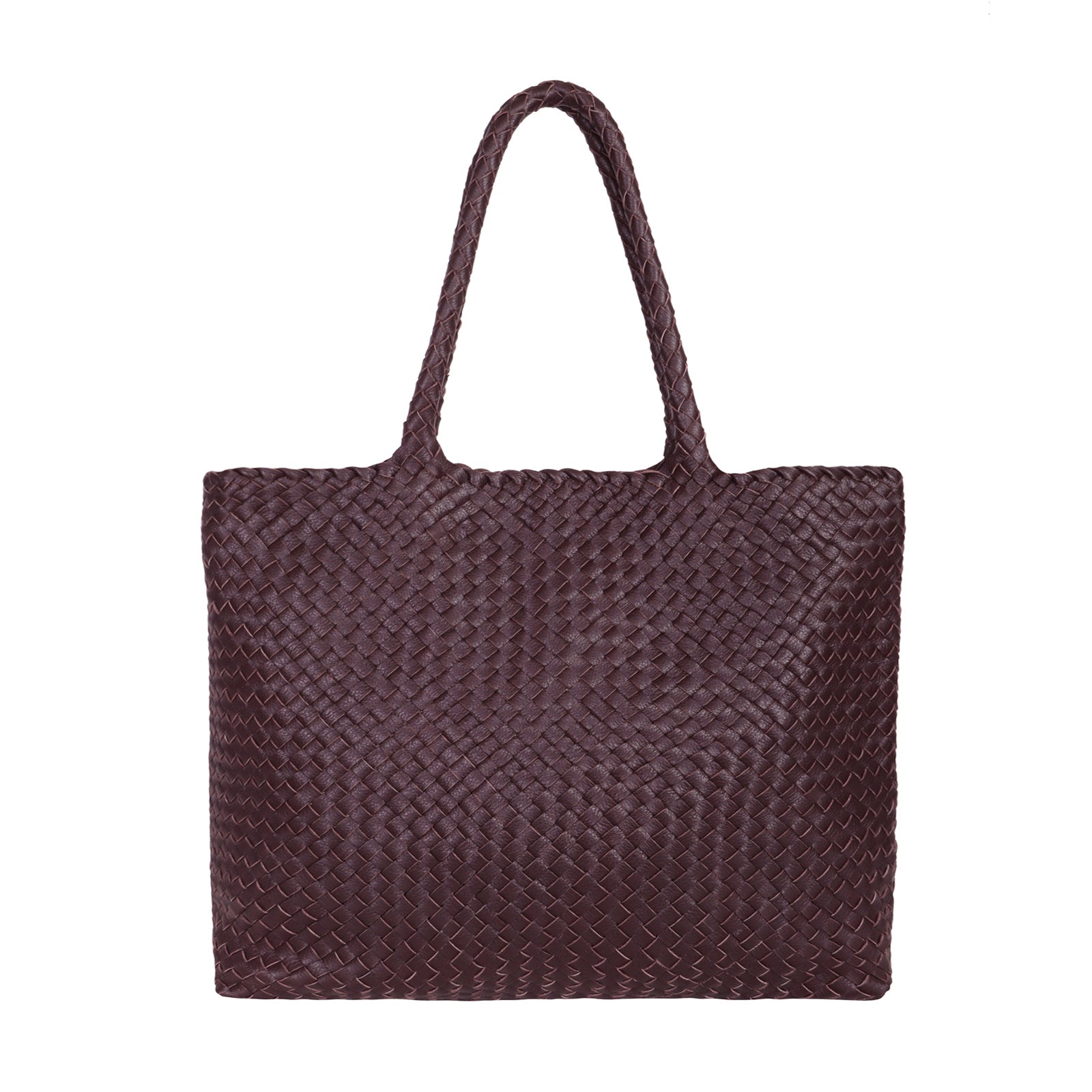 The Mini Elena, Woven Leather Tote, Made in Italy - MILANER