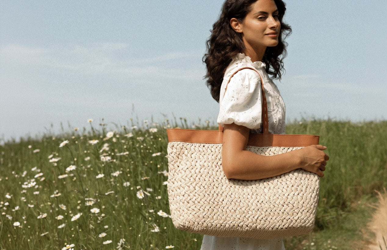 The Gigi Raffia Tote