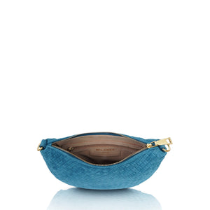 blaugrünes Wildleder