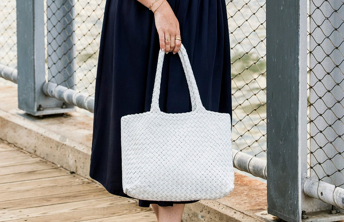 The Mini Elena Woven Handbag