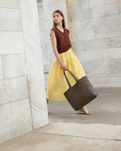 The Classic Elena Woven Handbag