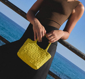 The Micro Elena Woven Handbag