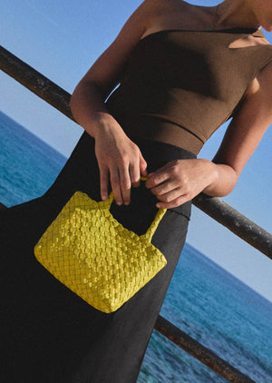 The Micro Elena Woven Handbag