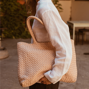 The Mini Elena Woven Handbag