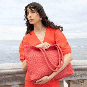 The Classic Elena Woven Handbag