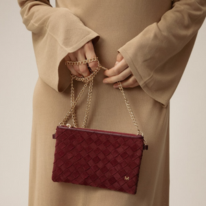 burgundy-suede