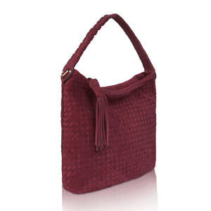 Burgundy-Suede