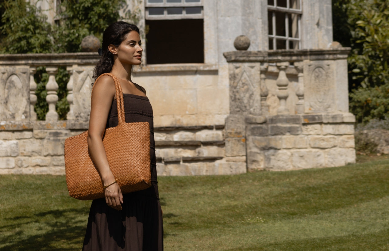 The Classic Elena Woven Handbag