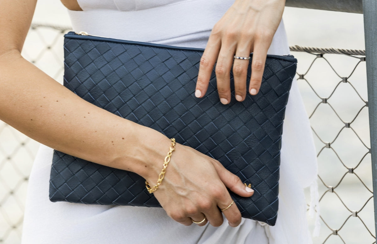 The Meg Woven Clutch