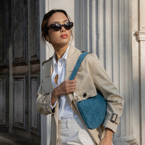 blaugrünes Wildleder