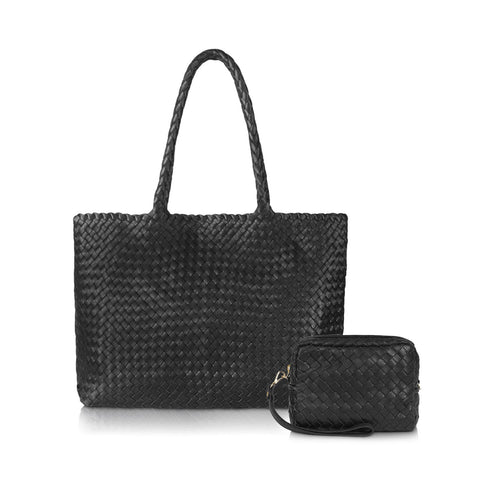 The Black Woven Set