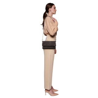 The Julia Woven Leather Clutch Bag - MILANER