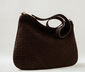 The Grande Belinda Woven Crossbody Bag