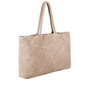 Taupe-Wildleder