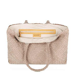 Taupe-Wildleder