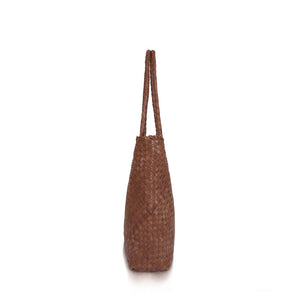The Mini Elena Woven Handbag - Premium-Leder
