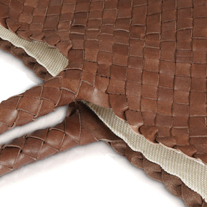 The Mini Elena Woven Handbag - Premium-Leder