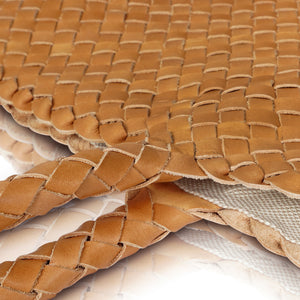 The Mini Elena Woven Handbag - Premium-Leder