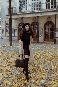 The Mini Elena Woven Handbag - Premium-Leder