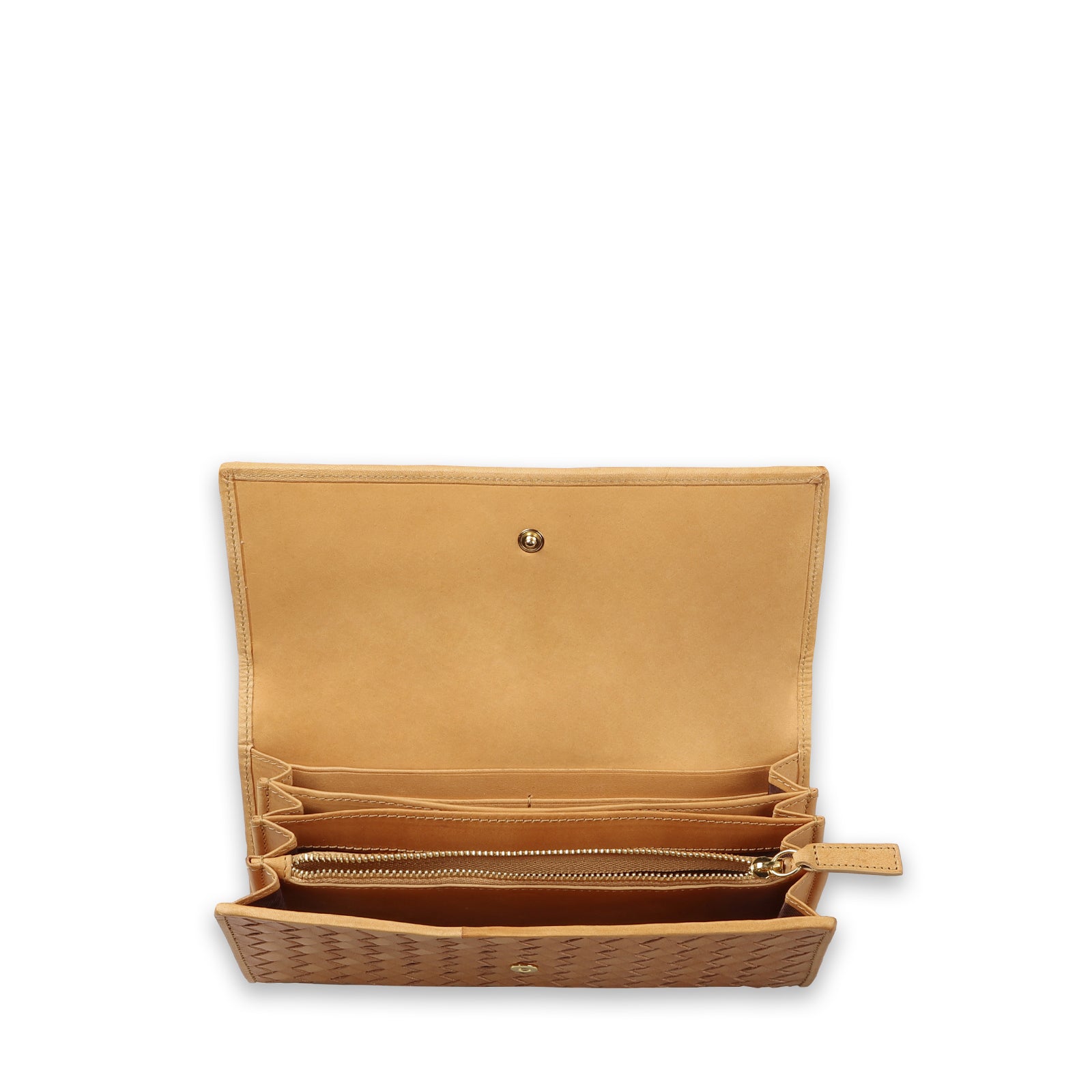 The Anne Handmade Woven Leather Wallet - MILANER