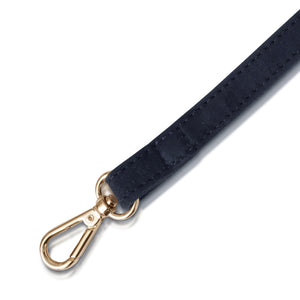 The Leather Strap - Navy Blue Suede