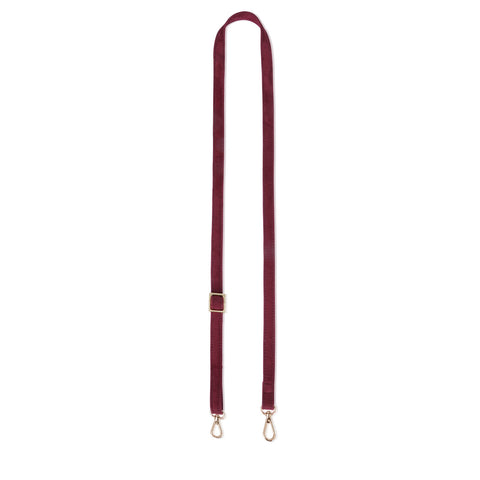 The Leather Strap - Burgundy Suede
