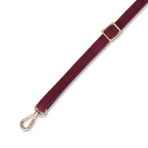 The Leather Strap - Burgundy Suede