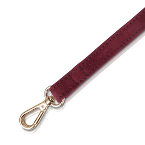 The Leather Strap - Burgundy Suede