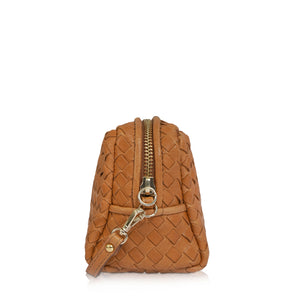 Deluxe women braided handbag 100% handmade Genuine leather