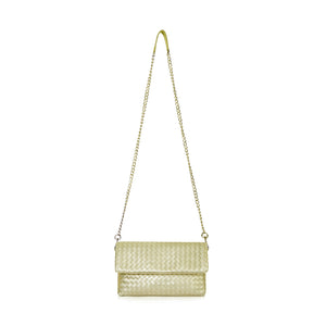 The Julia Woven Fold Over Clutch