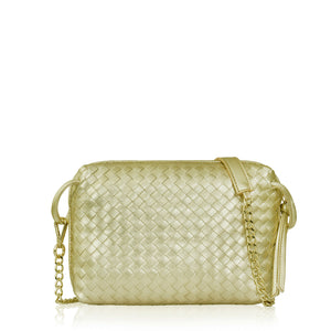 The Paula Woven Crossbody Bag
