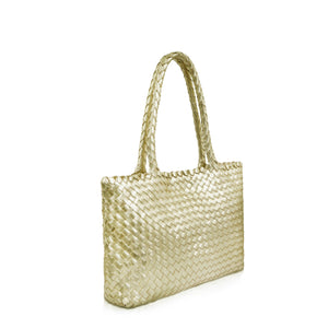 The Mini Elena Woven Handbag - Premium-Leder