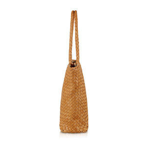 The Classic Elena Woven Handbag - Premium Leather