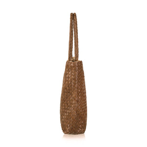 The Classic Elena Woven Handbag - Premium Leather