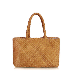 The Mini Elena Woven Handbag - Premium-Leder