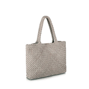 Taupe-Wildleder