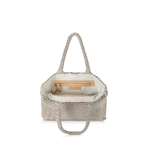 Taupe-Wildleder