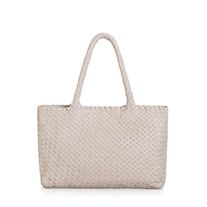 The Mini Elena Woven Handbag - Premium-Leder