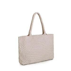 The Mini Elena Woven Handbag - Cuir de première qualité