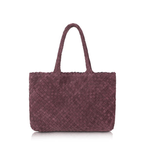 Burgundy-Wildleder