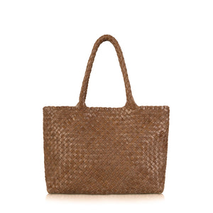 The Mini Elena Woven Handbag - Premium-Leder