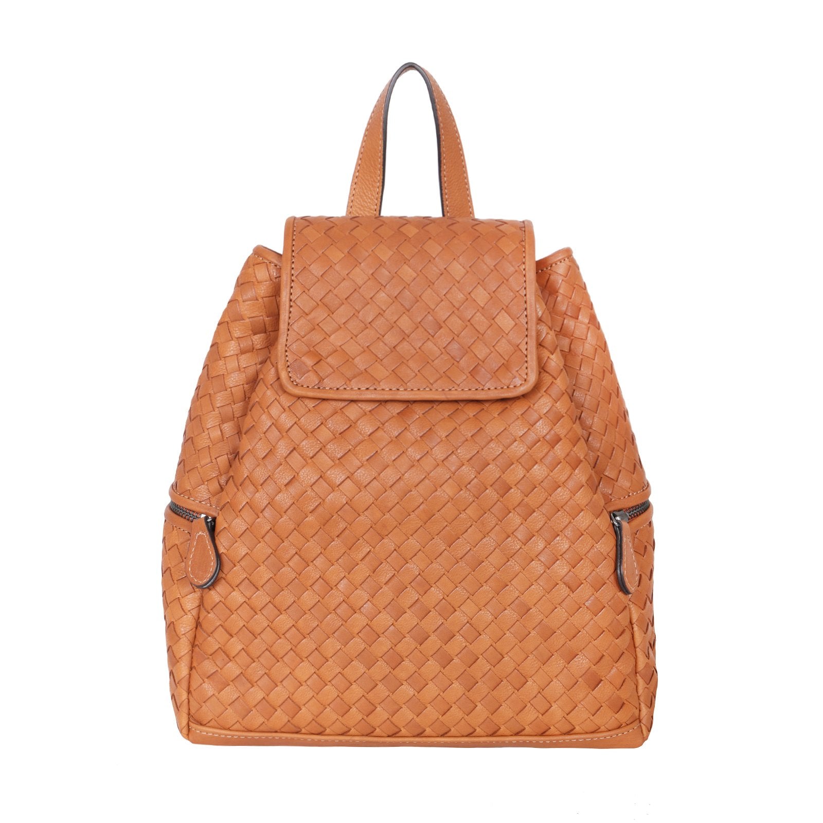 The Woven Backpack, Handmade Woven Leather Backpack - MILANER
