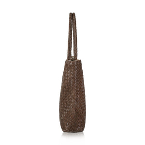 The Classic Elena Woven Handbag - Premium Leather
