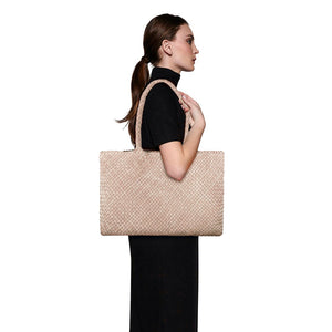 The Classic Elena Woven Handbag