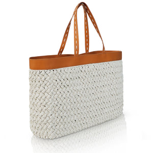 The Gigi Raffia Tote