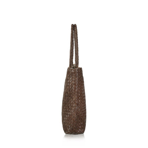 The Mini Elena Woven Handbag - Premium Leather