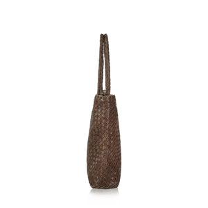 The Mini Elena Woven Handbag - Premium-Leder