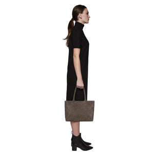 The Mini Elena Woven Handbag - Premium-Leder